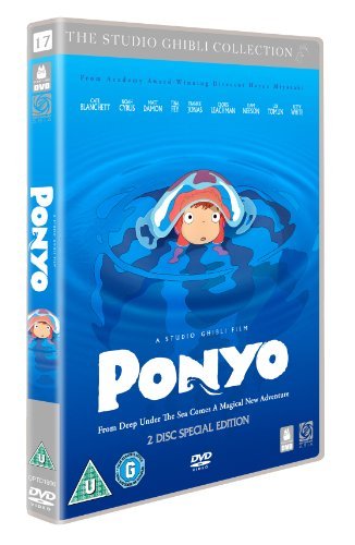 Ponyo DVD (2010) Hayao Miyazaki cert U 2 discs Expertly